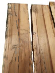 2x Satin Nussbaum Holz Amberbaum 65x11,5-13cm x 47mm #65 